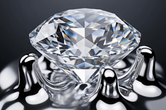 create 3d luxury jewelery product animation