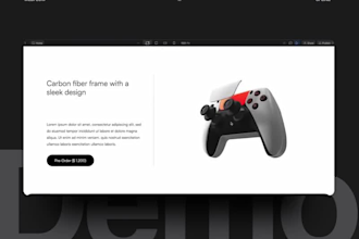 create a 3d webflow website with spline animation