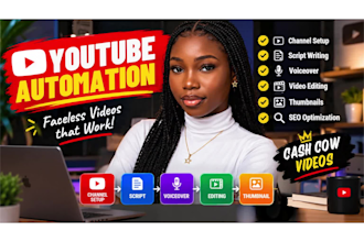 create top 10 faceless cash cow videos build youtube automation channel business