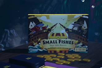 create cinematic board game trailer, kickstarter video, tabletop 3d animation