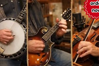 record professional banjo, mandolin, fiddle for your country or bluegrass song