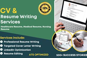 design healthcare resume for medical, pharma, nursing, biotech, surgeon roles