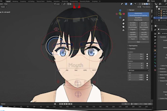 talkinghead,vr game avatar,mixamo rig,blendshapes livelink,bonelab,ai to glb