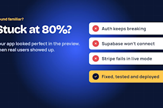 build ai saas mvp with lovable dev, bolt new, v0, replit, cursor ai supabase