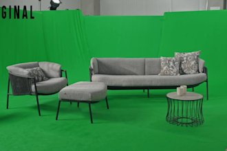 professionally remove green screen and replace background