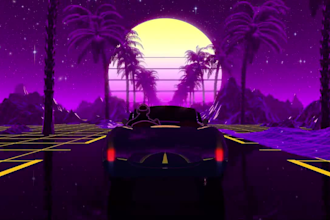 create a seamless 3d motion loop for streaming, vj visuals and music video