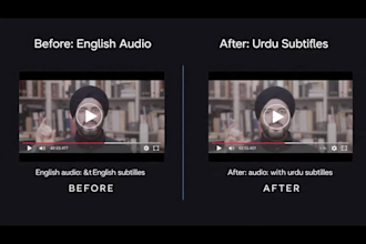 translate english videos into urdu subtitles