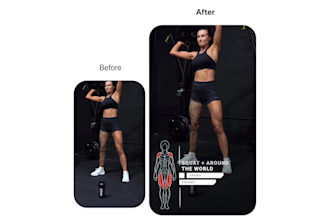 edit professional fitness video content every month