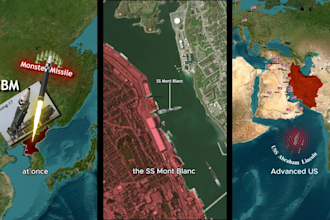 create a map animation like a pro