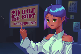 draw stylized character art