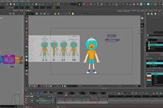 do 3d rigging 3d character rigging 3d model on blender or maya for 3d animation