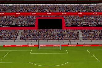 create cinematic sports intro animation and logo animation
