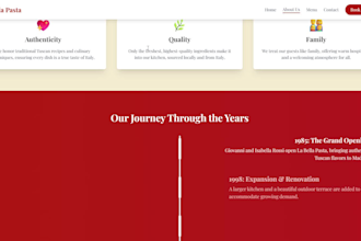 build a modern multi page website with ai generated content and SEO