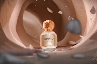 do 3d product animation, 3d perfume animation,3d perfume bottle design, 3d serum