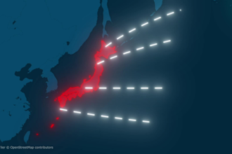 create explainer map animations like vox, johnny harris