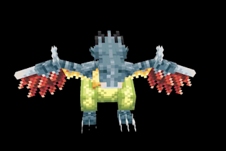 make blockbench minecraft 3d model from scratch