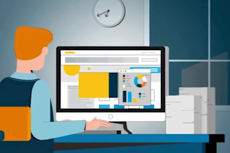 create 2d saas animated explainer video, saas product demo and promotional video