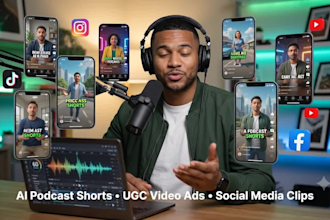 turn podcast into ugc clips and marketing video for tik tok reels that convert