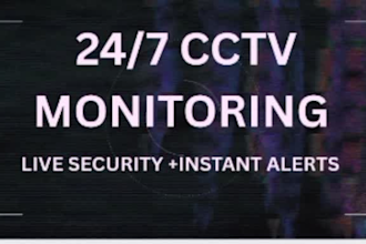 provide 24 7 cctv monitoring and surveillance and live updates