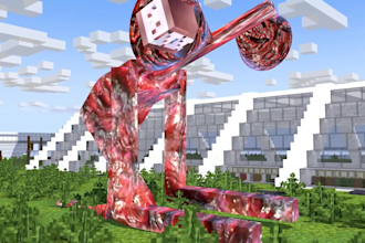 create a cinematic minecraft animation that goes viral on youtube