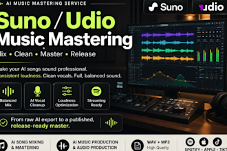 suno music mastering, ai song mixing, ai music mastering service, suno ai