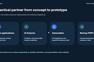 build ai powered web applications and mvps