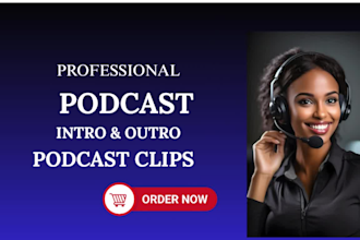 edit fix podcast clips podcast cover art podcast intro sinppet outro podcast ugc