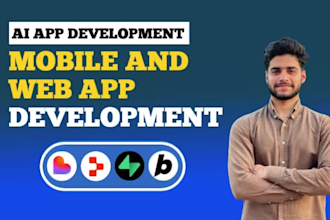 build apps with ai tools replit, lovable supabase, bolt, adalo, glide