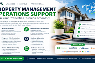 be your property management virtual assistant for daily admin tasks