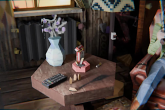 do ps1 and n64 style objects and characters
