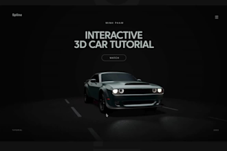 3d animated website spline animation wordpress animation rive threejs webgl gsap