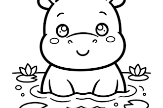 create bold and easy cute kawaii coloring pages