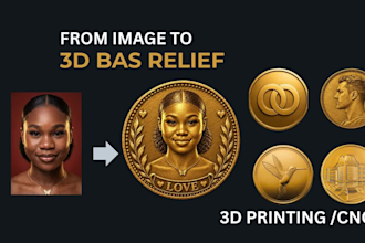 create custom 3d bas relief and detailed relief models