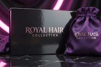 design a luxury glitter logo for beauty salon boutique