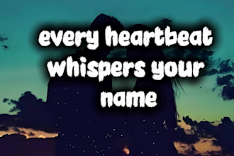 produce stunning animated lyric video, lyrics video for your song