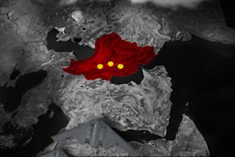create an animated map video