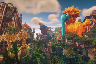 build minecraft spawn, castle, house, bases and maps in survival or creative