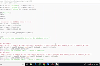 develop mql4 mql5 and python trading bots indicators and automation