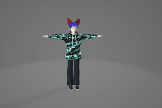 create 3d vtuber model 3d vroid vtuber rigging 3d character