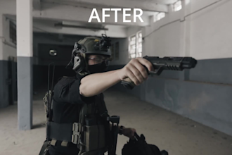 add realistic action vfx and muzzle flash