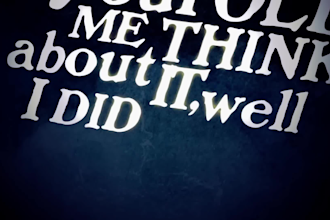 make a powerful metal lyric video with dark