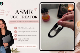 create aesthetic asmr ugc videos for your brand