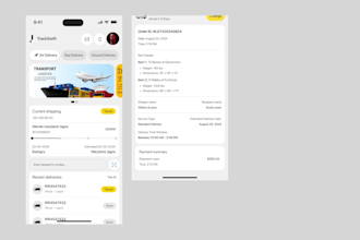 develop logistic app, cargo app, freight, truck booking app, moving company app