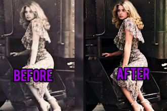 professionally restore old, damaged and vintage photos