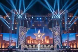 organize events in oman with screen, lights, sound and stage