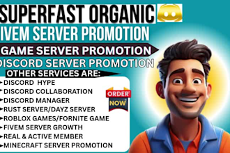 discord mass dm,fivem server ads,dayz, rust,minecraft, gaming  discord promotion