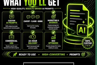 create custom ai prompts for marketing and copywriting
