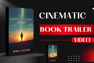 create your cinematic book trailer, ai book trailer, and author promo video