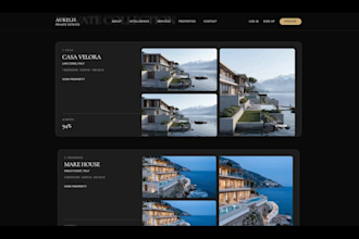 build 3d website real estate websites