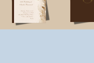 design custom birthday, baby shower, and event invitations